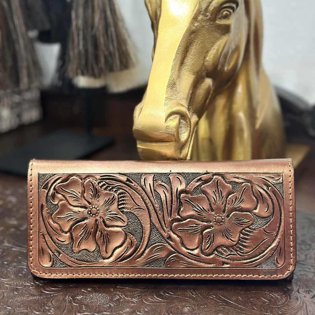 Cartera Delgada Bronze